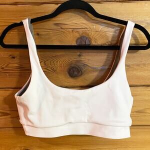 Left on Friday Double Scoop Swim Top Size XL Coconut White